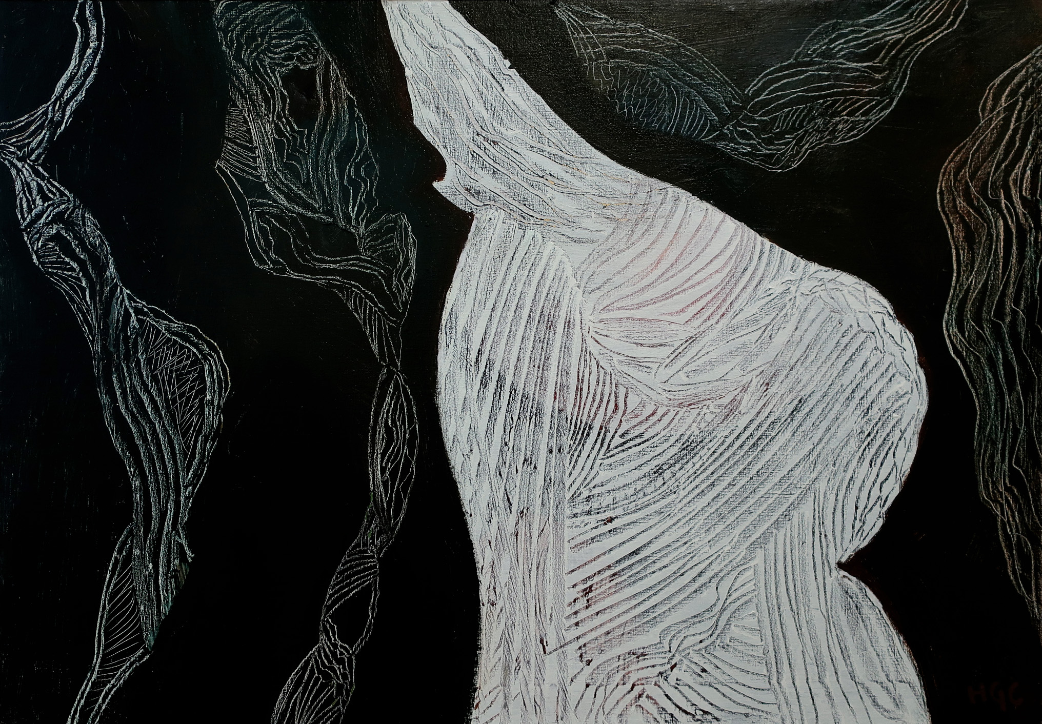ristat-olja-pa-duk-70x100-cm